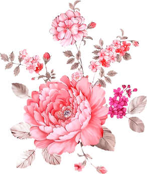 Pink Flowers - Pink Flower Overlays Png,Transparent Pink Flo